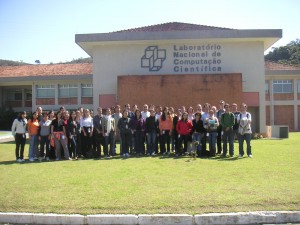 Rob Edwards with students from Brazil